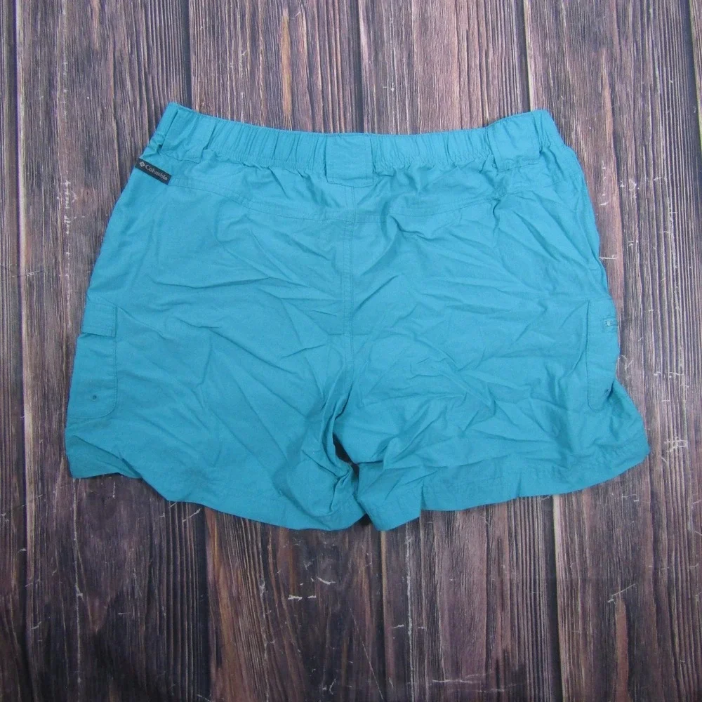 Columbia Swim Shorts‎ Mens Medium Blue Elastic Waist Mesh Lined Quick Dry